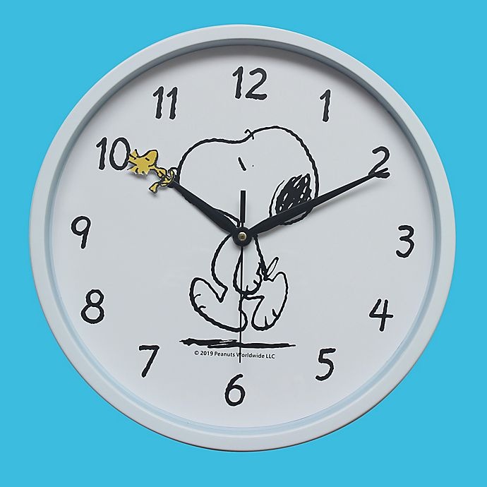 slide 4 of 4, Peanuts Snoopy Wall Clock - White, 1 ct