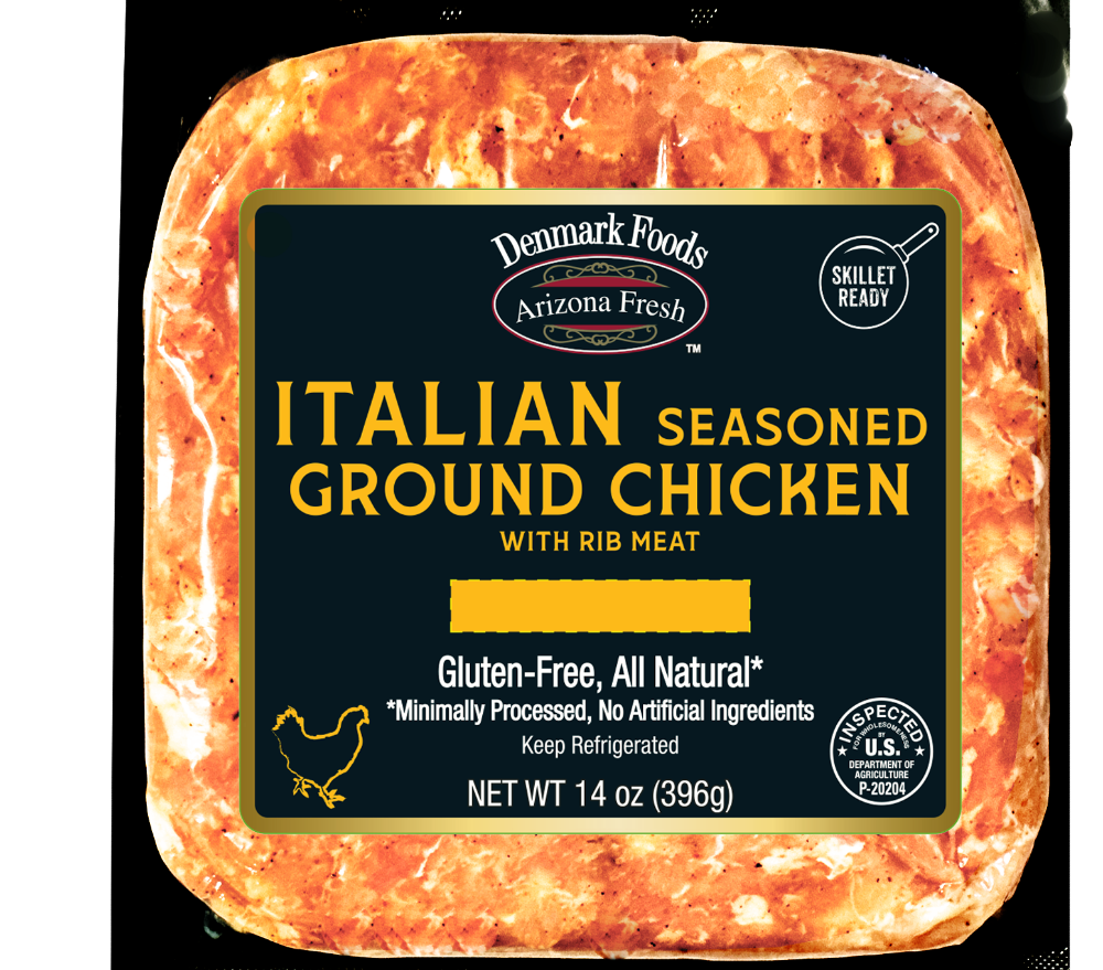 slide 1 of 1, Denmark Sausage Arizona Fresh™ Italian Seasoned Ground Chicken, 14 oz
