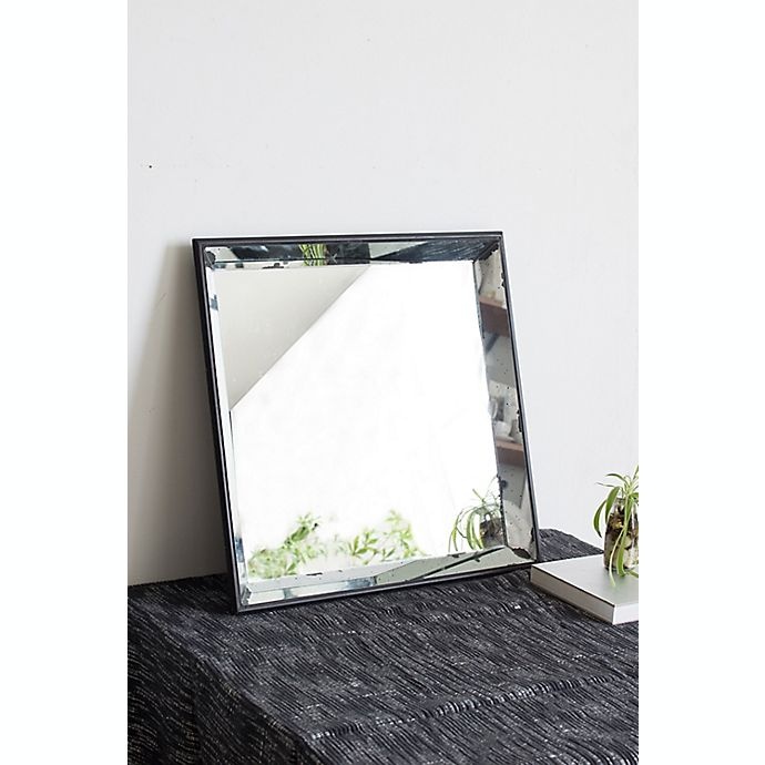 slide 5 of 5, A&B Home Waverly Large Square Mirrored Tray, 1 ct