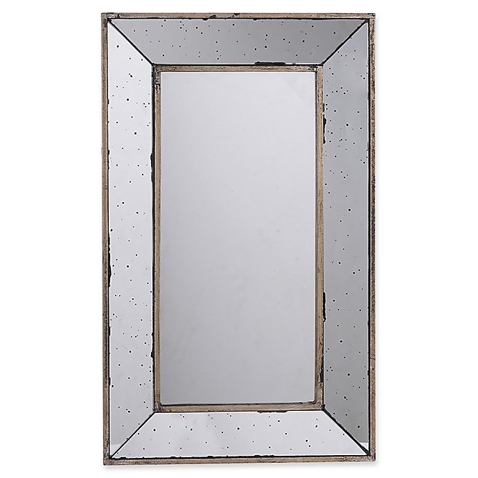 slide 1 of 3, A&B Home Large Rectangle Mirrored Tray, 1 ct