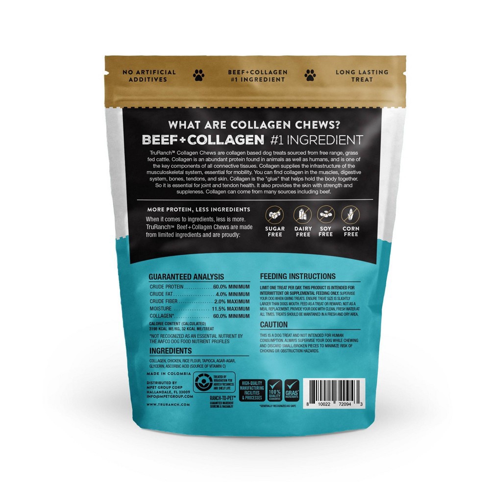 slide 2 of 3, TruRanch Collagen 5" Chicken Sticks Rawhide Free Dog Treats - 15ct, 15 ct