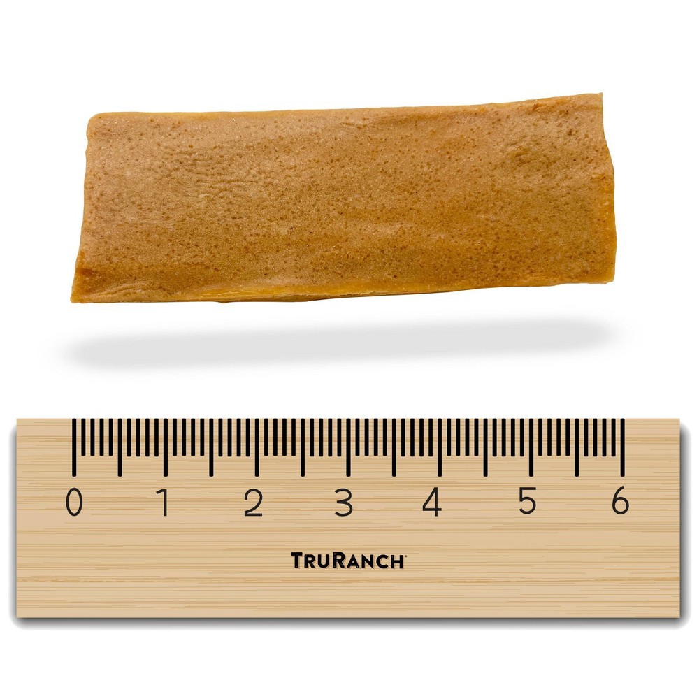 slide 2 of 3, TruRanch Collagen 6"Peanut Butter Chips Rawhide Free Dog Treats - 8.2oz, 8.2 oz