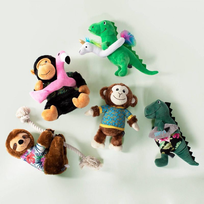 slide 3 of 4, PetShop by Fringe Studio Summa Time Rex Dog Toy, 1 ct