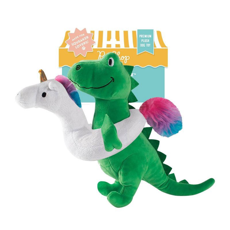 slide 4 of 4, PetShop by Fringe Studio Summa Time Rex Dog Toy, 1 ct