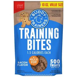 Buddy Biscuits Training Bites Bacon Dry Dog Treats - 10oz