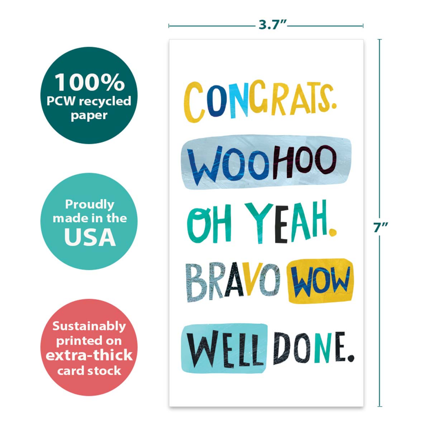 slide 2 of 5, TREE FREE Woohoo Congrats Money Holder 4 Pack, 4 ct