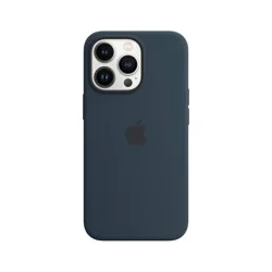 Apple iPhone 13 Pro Silicone Case with MagSafe – Abyss Blue