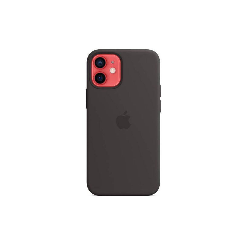 slide 2 of 3, Apple iPhone 13 mini/iPhone 12 mini Silicone Case with MagSafe - Black, 1 ct