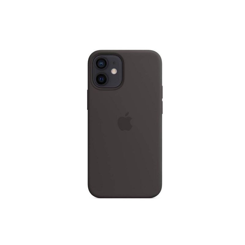 slide 3 of 3, Apple iPhone 13 mini/iPhone 12 mini Silicone Case with MagSafe - Black, 1 ct