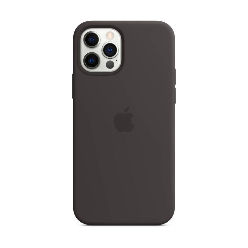 slide 2 of 2, Apple iPhone 12 /iPhone 12 Pro Silicone Case with MagSafe - Black, 1 ct