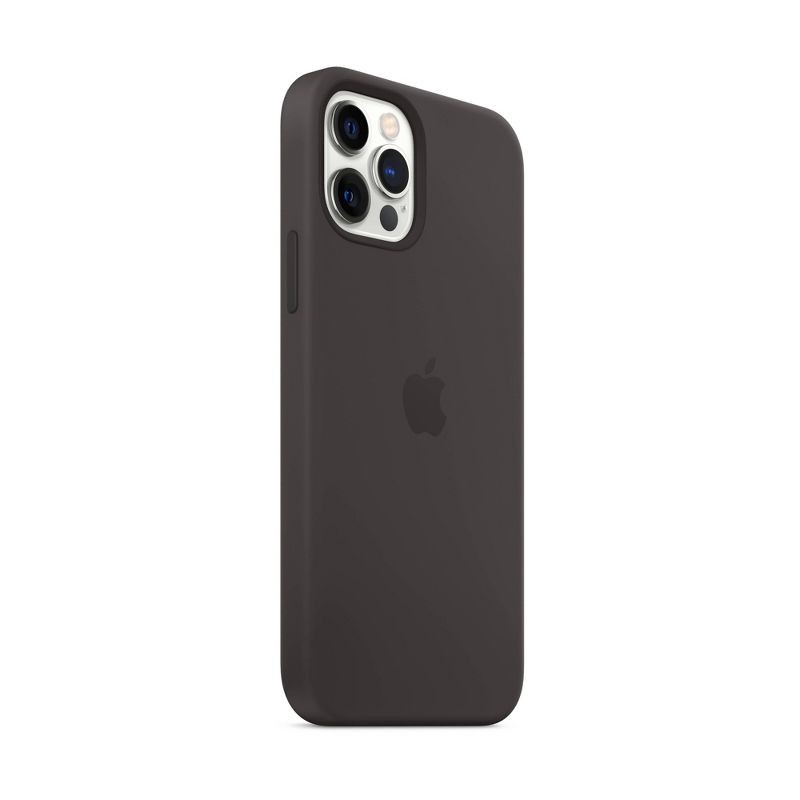 slide 1 of 2, Apple iPhone 12 /iPhone 12 Pro Silicone Case with MagSafe - Black, 1 ct