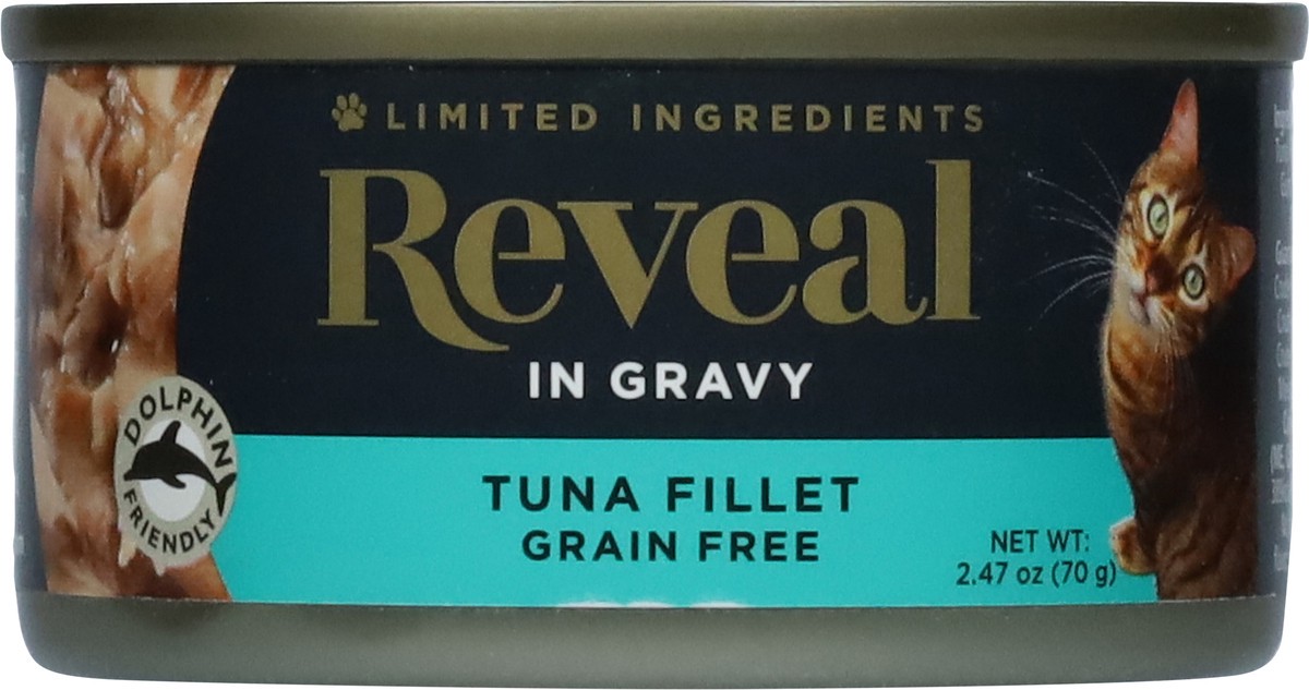 slide 4 of 10, Reveal in Gravy Grain Free Tuna Fillet Cat Food 2.47 oz, 2.47 oz