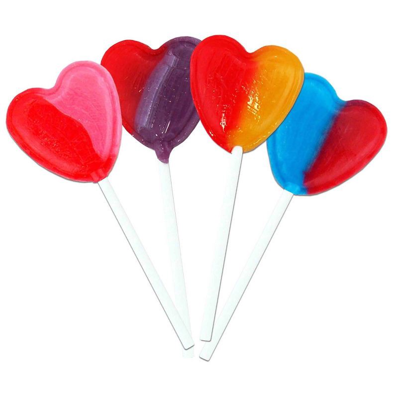 slide 3 of 7, Dum Dums DumDums Valentine's Day Heart Pops Classroom Exchange Box - 8.8oz/25ct, 8.8 oz, 25 ct