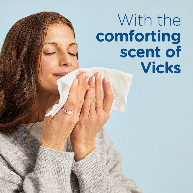 slide 5 of 16, Puffs Plus Lotion with Scent of VICKS Facial Tissue - 4pk/192ct, 4 ct, 192 ct