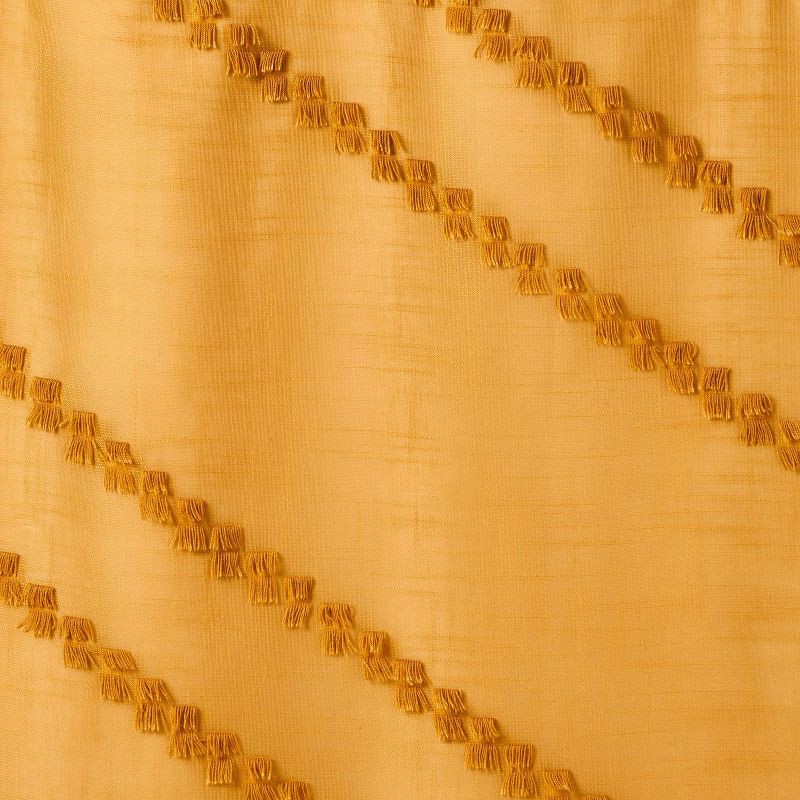 slide 3 of 5, 84" Blackout Chevron Clip Dotted Overlay Kids' Panel Yellow - Pillowfort™, 1 ct