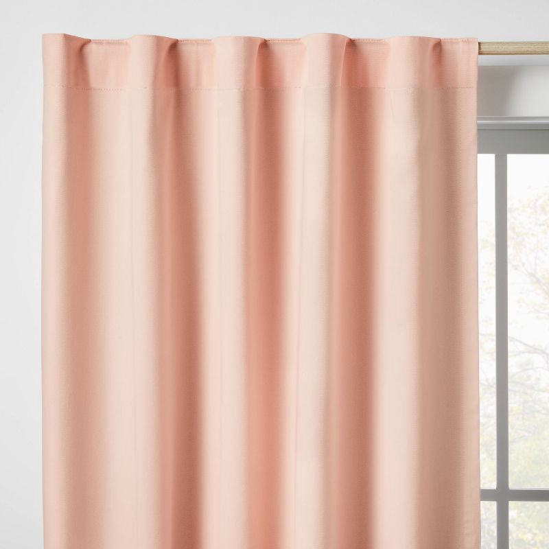 slide 2 of 5, 84" Blackout Twill Solid Kids' Panel Pink - Pillowfort™, 1 ct