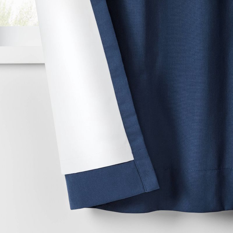 slide 4 of 5, 84" Blackout Twill Solid Kids' Panel Navy - Pillowfort™, 1 ct