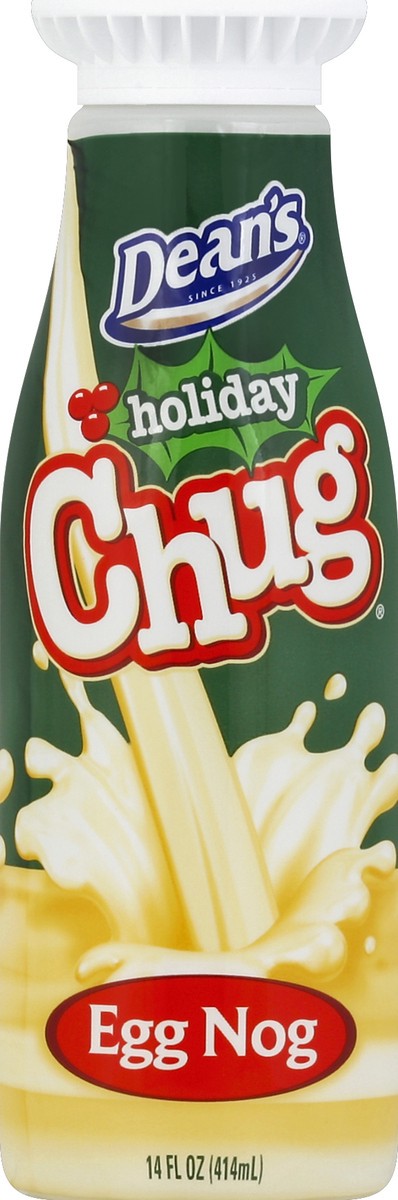 slide 3 of 4, Dean's Chug Holiday Egg Nog 14 fl oz, 14 fl oz