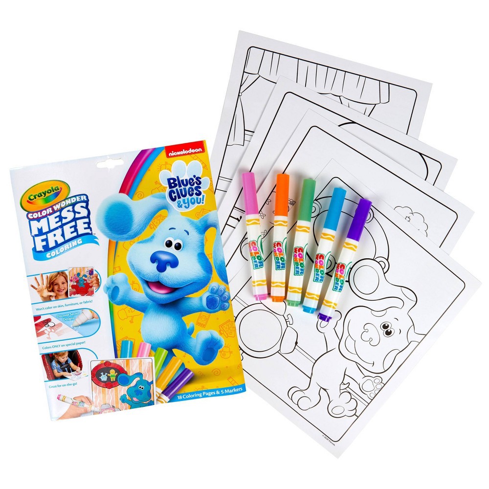 slide 2 of 5, Crayola Blue's Clues & You! Color Wonder Foldalope, 1 ct