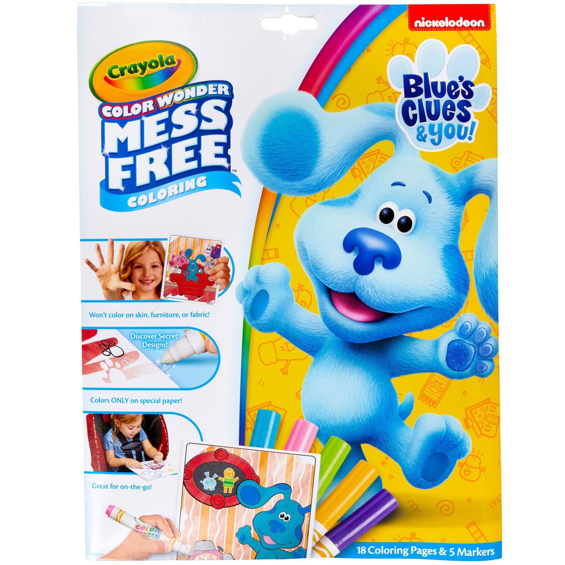 slide 1 of 5, Crayola Blue's Clues & You! Color Wonder Foldalope, 1 ct