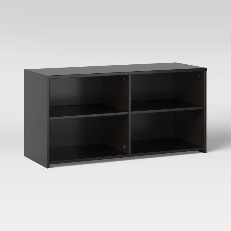 slide 1 of 5, Storage TV Stand for TVs up to 43" Black - Room Essentials™, 1 ct