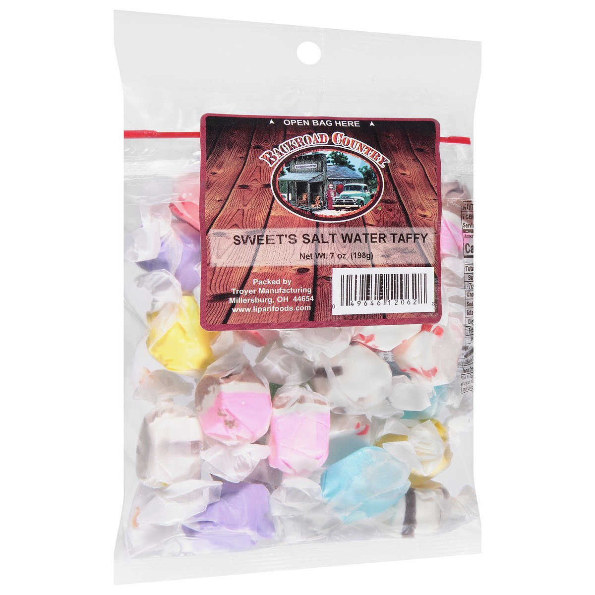 slide 11 of 14, Backroad Country Candy, Taffy, Sweet's Salt Water, 7 oz