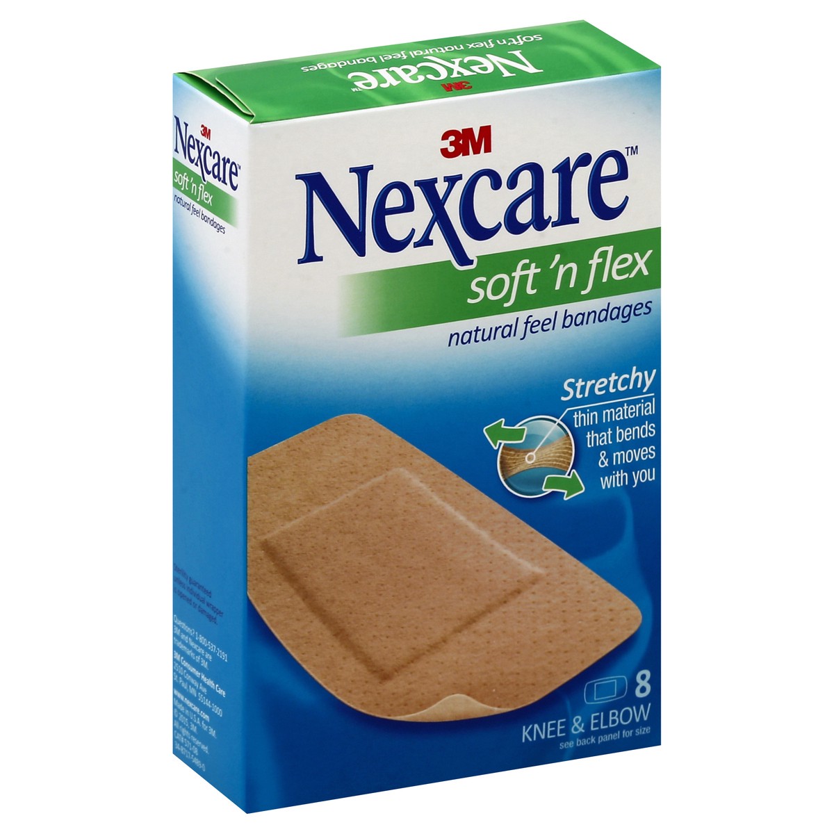 slide 5 of 5, Nexcare Comfort Knee And Elbow, 1 ct