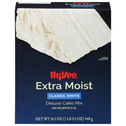 Hy-vee Classic White Extra Moist Deluxe Cake Mix