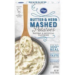 Kroger Butter & Herb Instant Mashed Potatoes