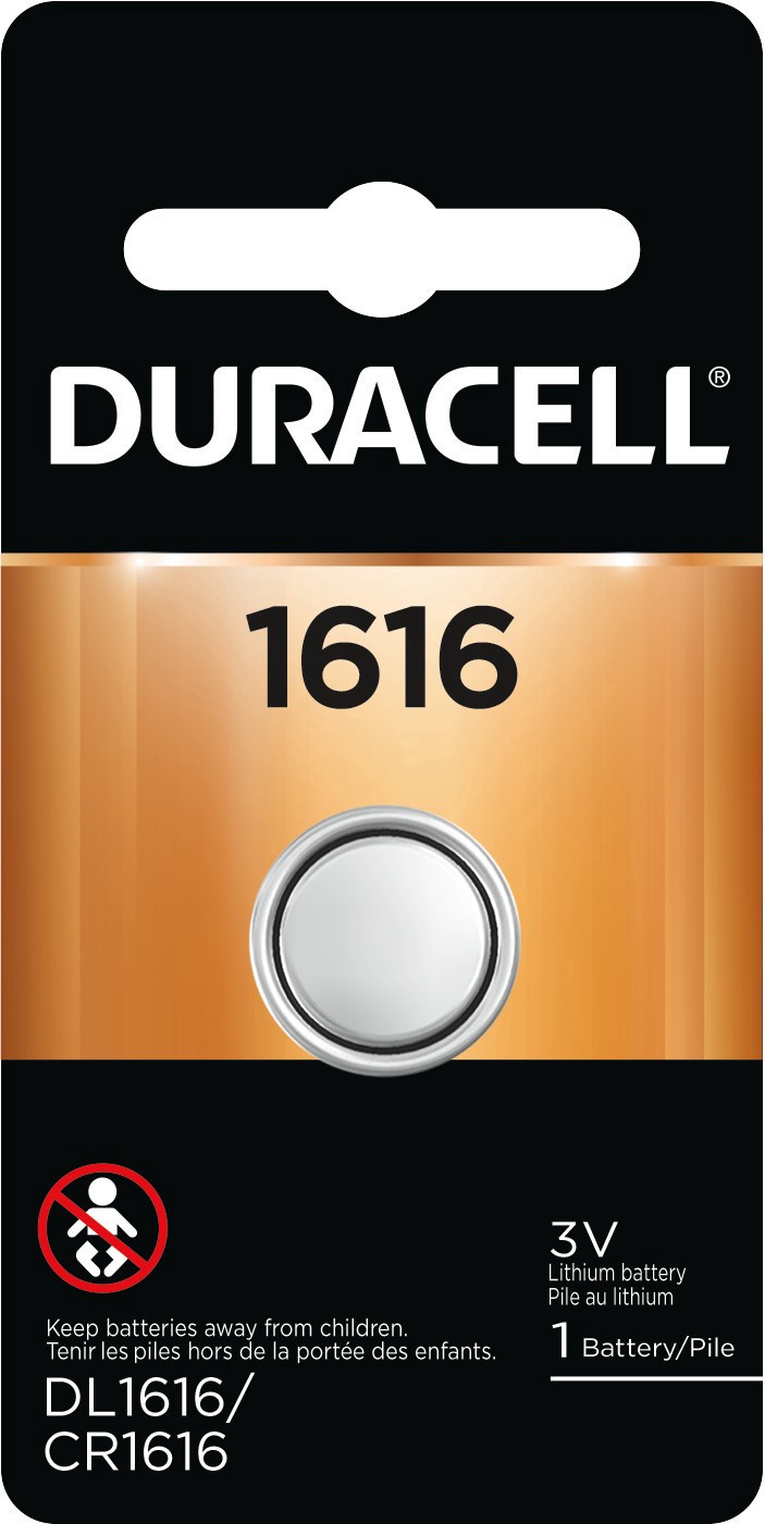 slide 1 of 4, Duracell 1616 Lithium Coin Battery, 1 ct