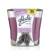 slide 1 of 1, Glade Lavender & Vanilla Jar Candle, 3.8 oz