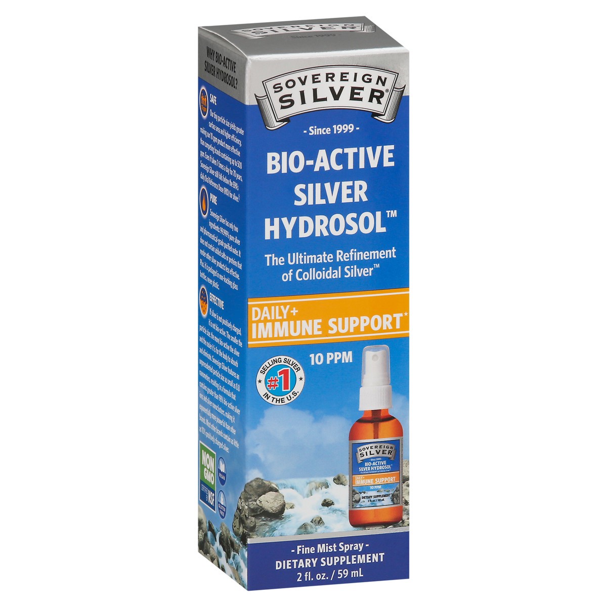 slide 9 of 13, Sovereign Silver Fine Mist Spray 10 PPM Bio-Active Silver Hydrosol 2 fl oz, 2 fl oz