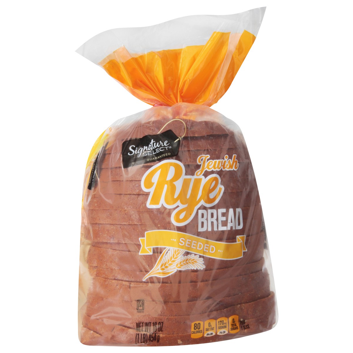 slide 8 of 14, Signature Select Seeded Jewish Rye Bread 16 oz, 16 oz