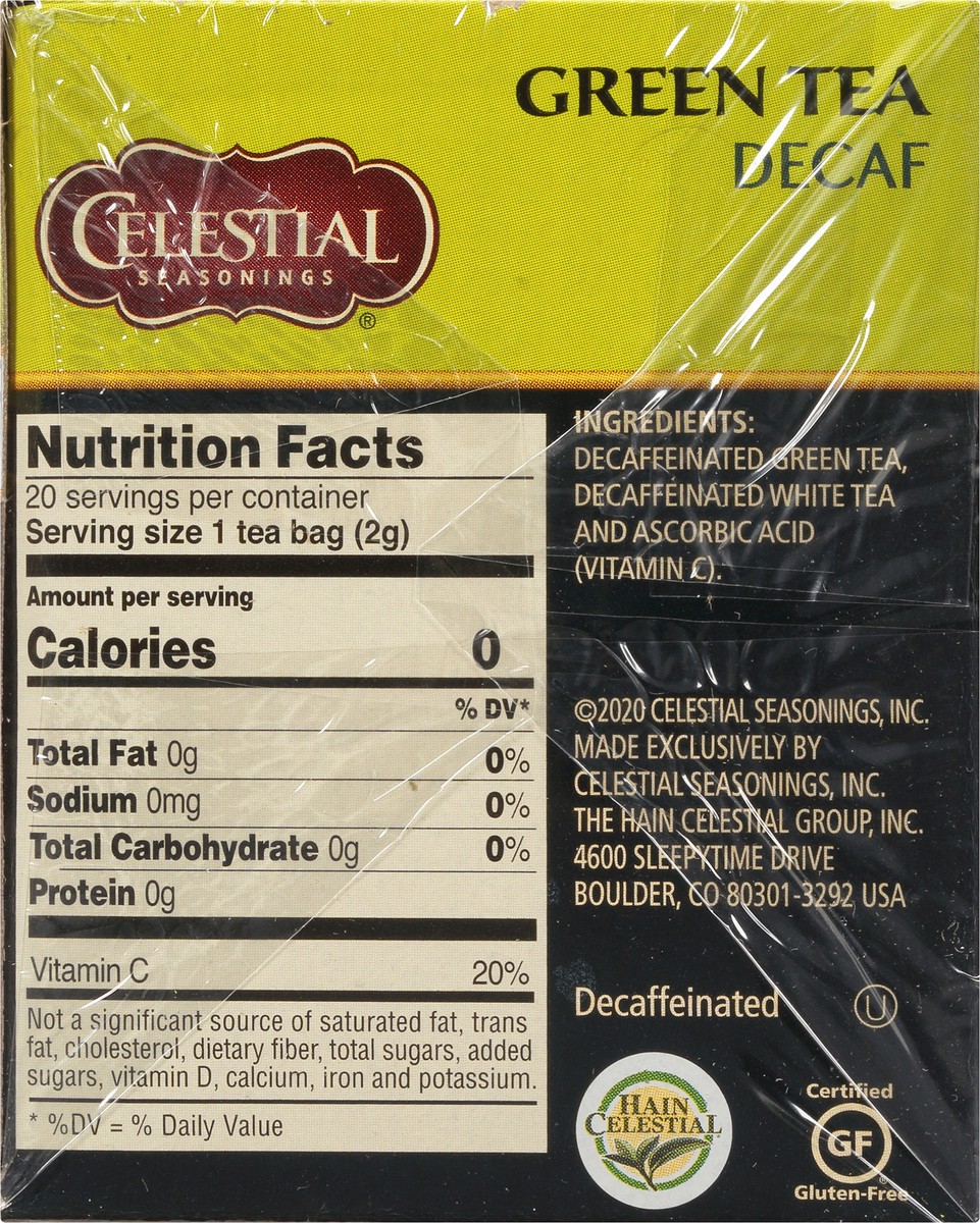 slide 7 of 8, Celestial Seasonings Decaf Green Tea, 20 ct