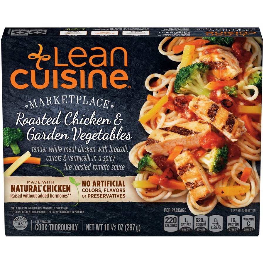 slide 1 of 8, Lean Cuisine Marketplace Roasted Chicken Garden Vegetables, 10.5 oz