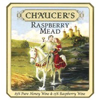 slide 4 of 5, Chaucer's Raspberry Mead, 750 ml