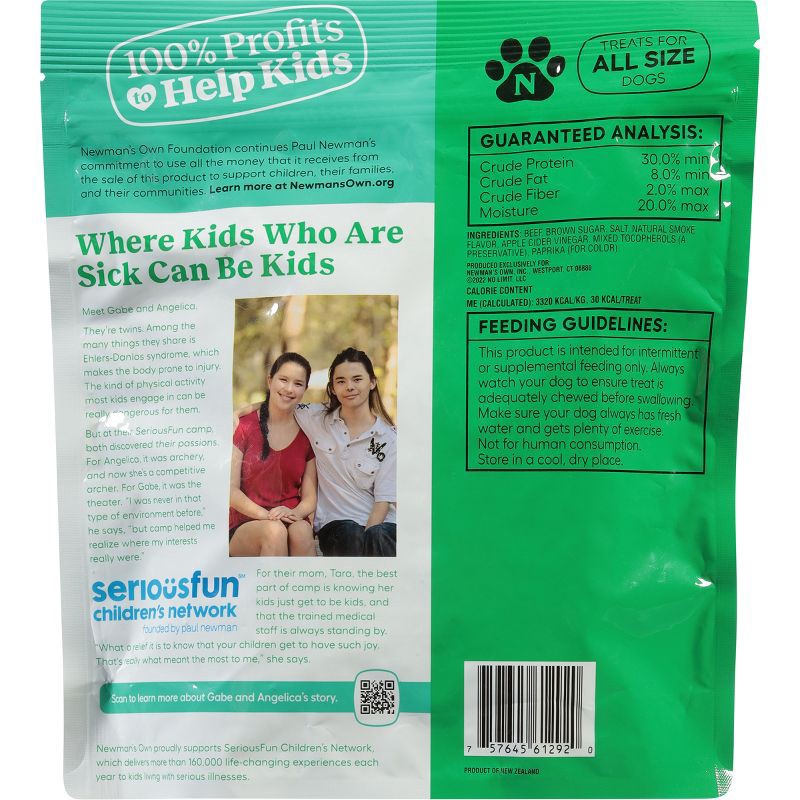 slide 2 of 5, Newman's Own Beef Jerky Soft Dog Treats - 14oz, 14 oz