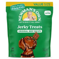 Newman's Own Beef Jerky Soft Dog Treats - 14oz