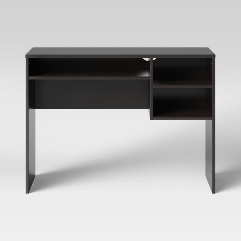 slide 3 of 5, Student Writing Desk with Storage Black - Room Essentials™, 1 ct