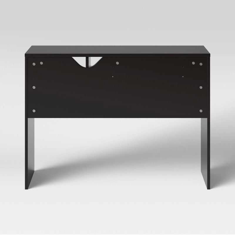 slide 4 of 5, Student Writing Desk with Storage Black - Room Essentials™, 1 ct