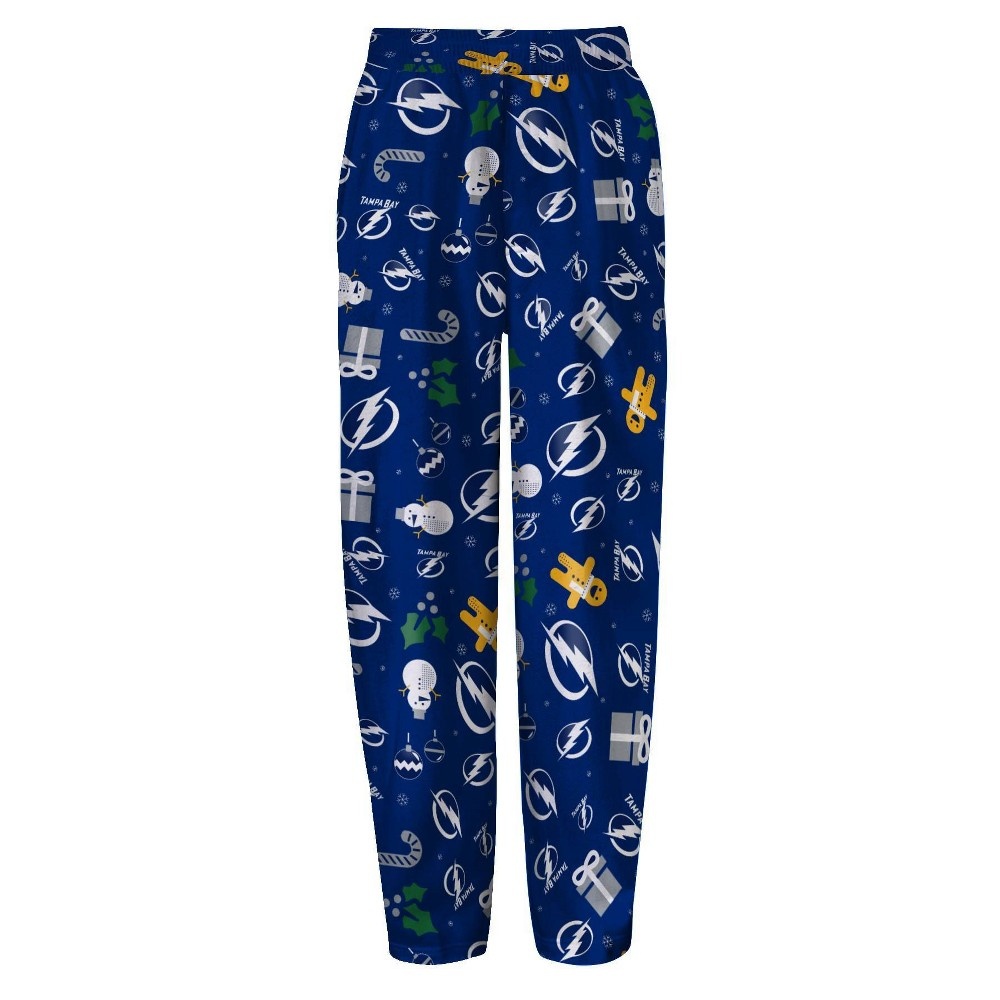 slide 3 of 3, NHL Tampa Bay Lightning Men's Pajama Set - XL, 1 ct