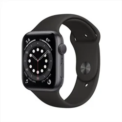 Apple Watch Series 6 GPS 40mm Space Gray Aluminum Case with Black Sport Band