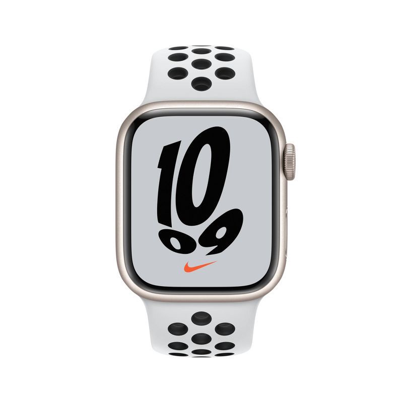 Apple Watch Nike Series 7 GPS, 45mm Starlight Aluminum Case