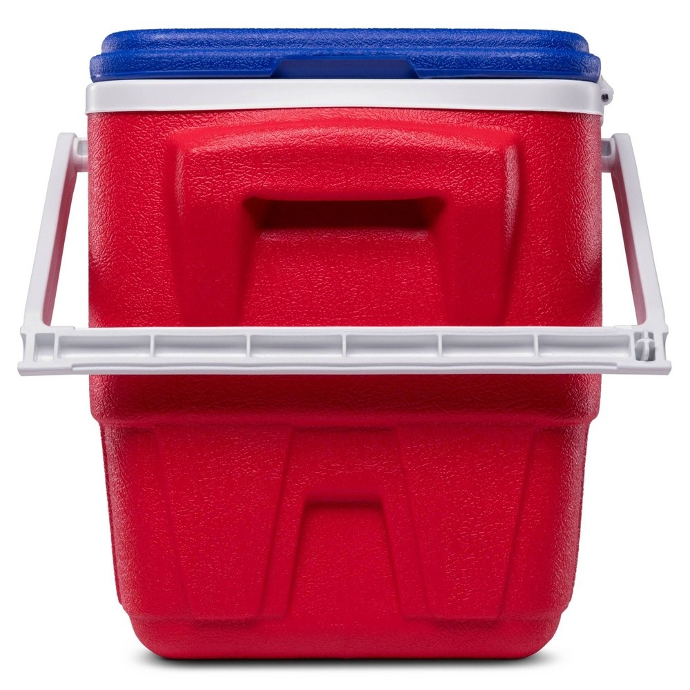 slide 6 of 9, Igloo Picnic Basket Retro Cooler - Lobster Red, 25 qt