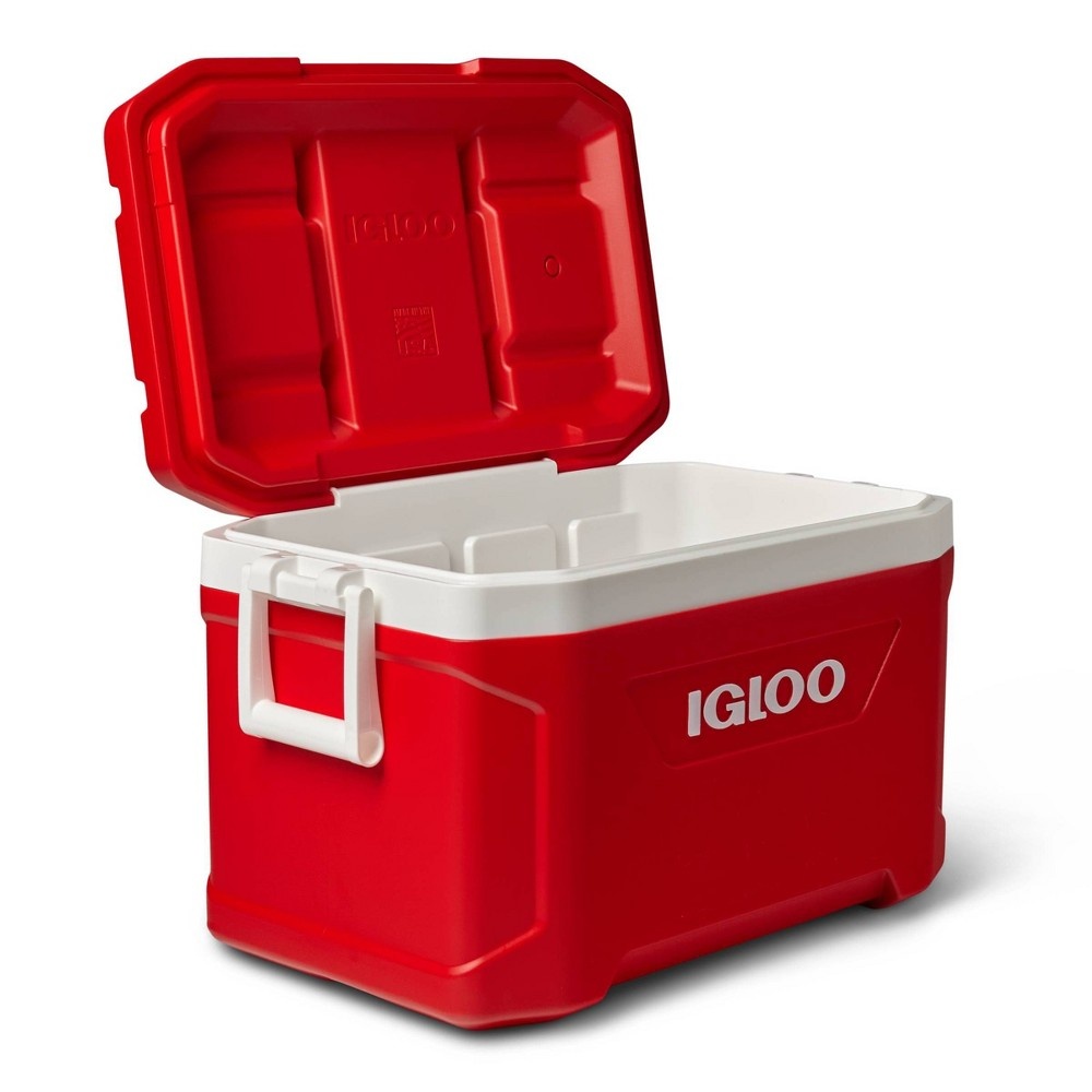 slide 13 of 13, Igloo Latitude Portable Cooler - Red, 52 qt