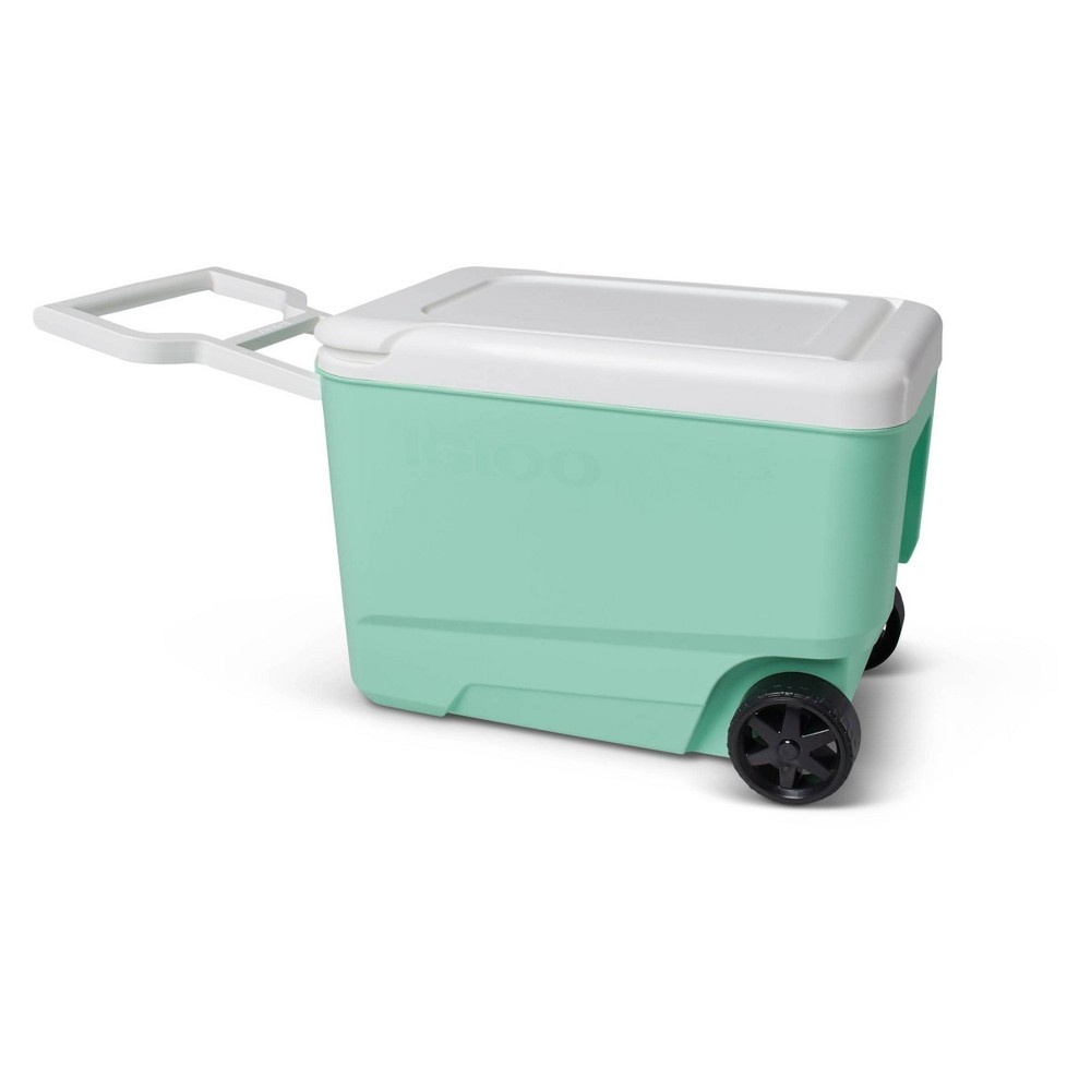 slide 3 of 11, Igloo Wheelie Cool Portable Cooler - Mint, 38 qt