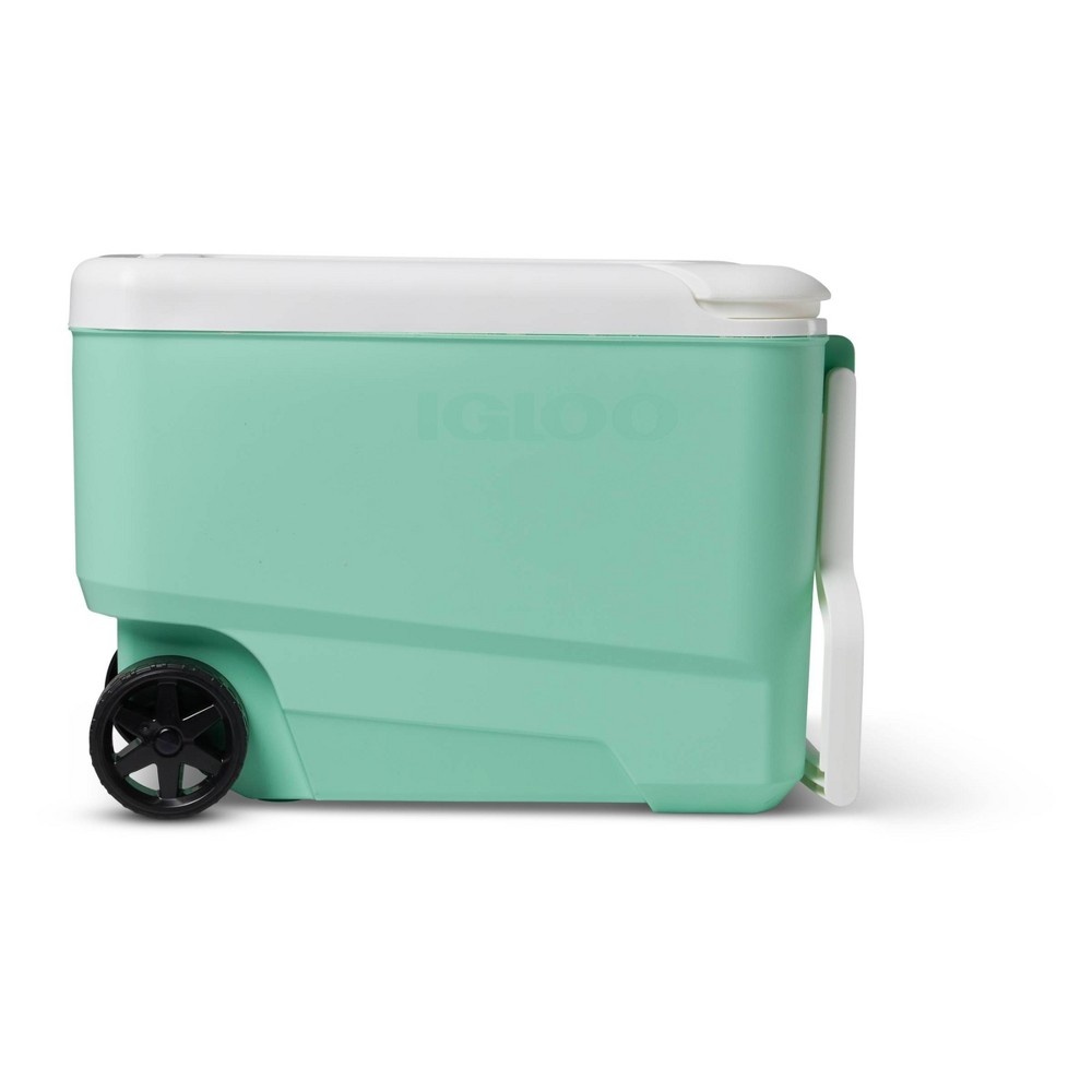 slide 5 of 11, Igloo Wheelie Cool Portable Cooler - Mint, 38 qt