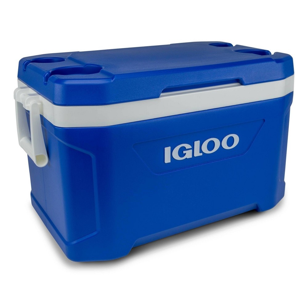 slide 11 of 11, Igloo Latitude Portable Cooler - Blue, 52 qt