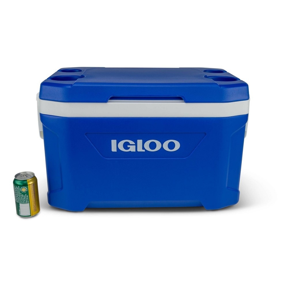 slide 4 of 11, Igloo Latitude Portable Cooler - Blue, 52 qt