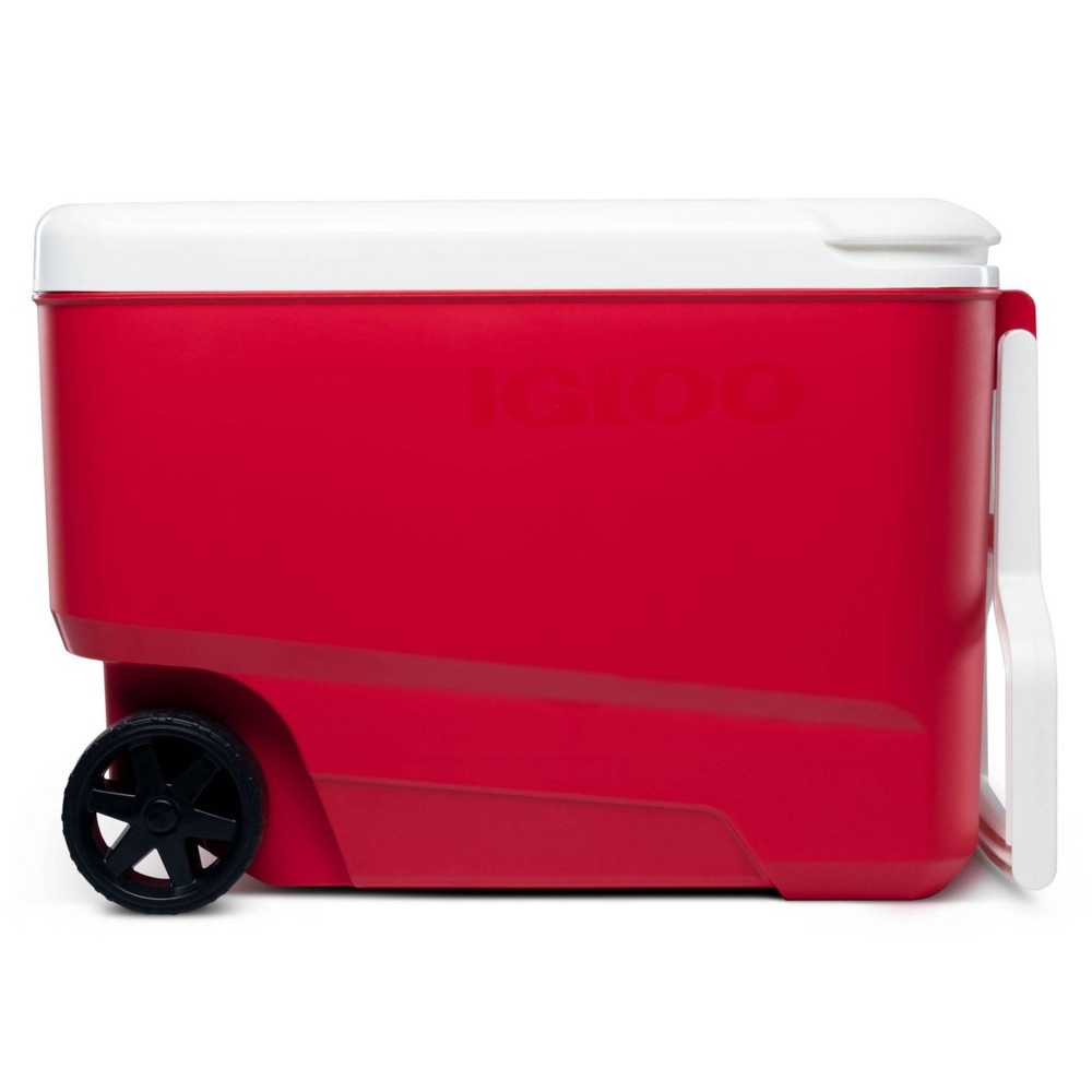 slide 5 of 9, Igloo Wheelie Cool Portable Cooler - Red, 38 qt